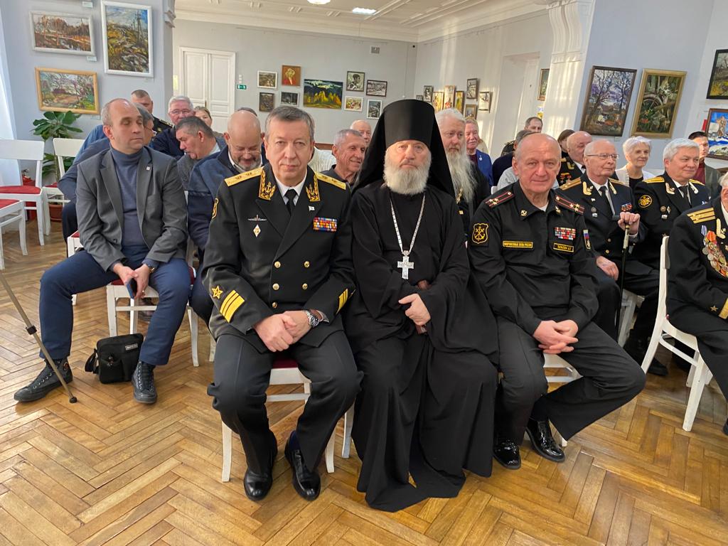 Архимандрит Алексий (Ганьжин) принял участие заседании Кронштадтского морского собрания