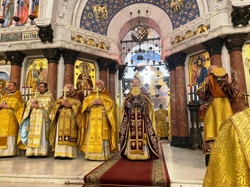 Празднование памяти Святого благоверного князя Александра Невского (в схиме Алексия) в Кронштадтском Никольском Морском ставропигиальном соборе и поздравление архимандрита Алексия (Ганьжина) с днем тезоименитства Празднование памяти Святого благоверного князя Александра Невского (в схиме Алексия) в Кронштадтском Никольском Морском ставропигиальном соборе и поздравление архимандрита Алексия (Ганьжина) с днем тезоименитства