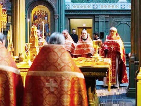 Архимандрит Алексий (Ганьжин) сослужил митрополиту Каширскому, викарию Святейшего Патриарха Феогносту в Главном храме Вооруженных Сил России накануне Дня Победы Архимандрит Алексий (Ганьжин) сослужил митрополиту Каширскому, викарию Святейшего Патриарха Феогносту в Главном храме Вооруженных Сил России накануне Дня Победы