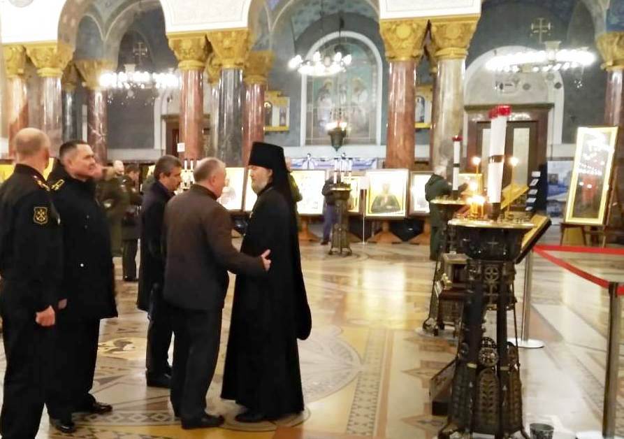 Делегация Министерства Обороны Российской Федерации посетила Кронштадтский Никольский Морской ставропигиальный собор Делегация Министерства Обороны Российской Федерации посетила Кронштадтский Никольский Морской ставропигиальный собор