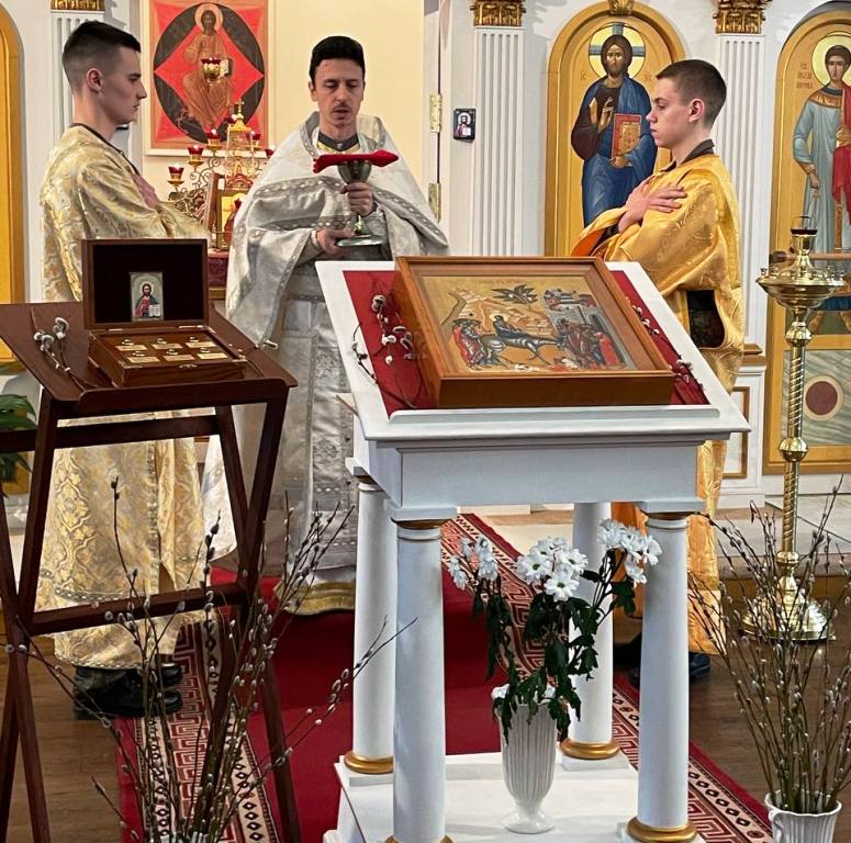 В праздник Входа Господня в Иерусалим в храмах Военного благочиния Санкт-Петербургской епархии совершены Божественные Литургии В праздник Входа Господня в Иерусалим в храмах Военного благочиния Санкт-Петербургской епархии совершены Божественные Литургии