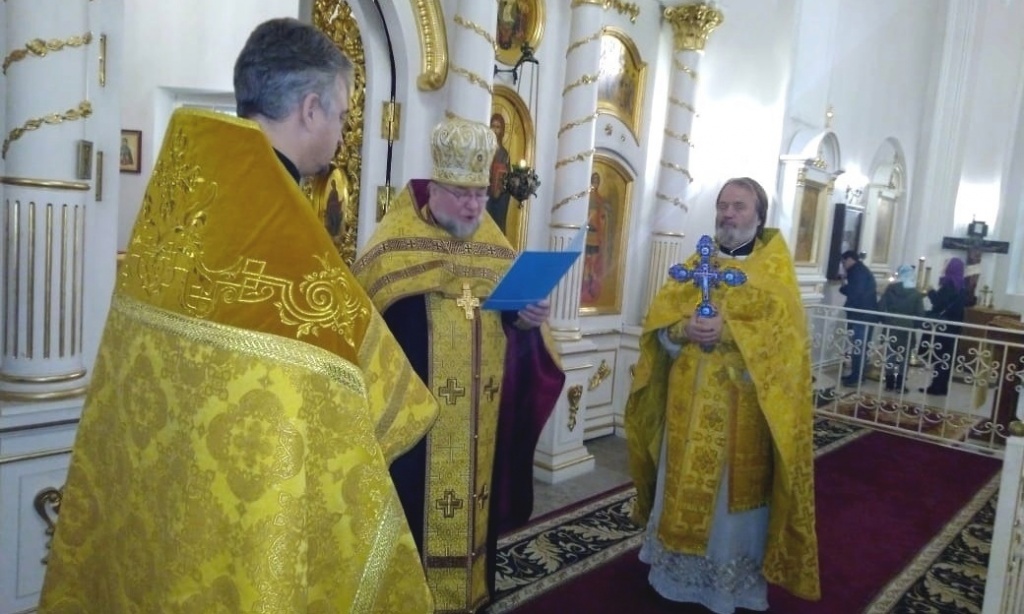 Зам. председателя Синодального отдела архимандрит Алексий (Ганьжин) принял участие в богослужении в гарнизонном храме Святой Троицы в Красном Селе Зам. председателя Синодального отдела архимандрит Алексий (Ганьжин) принял участие в богослужении в гарнизонном храме Святой Троицы в Красном Селе