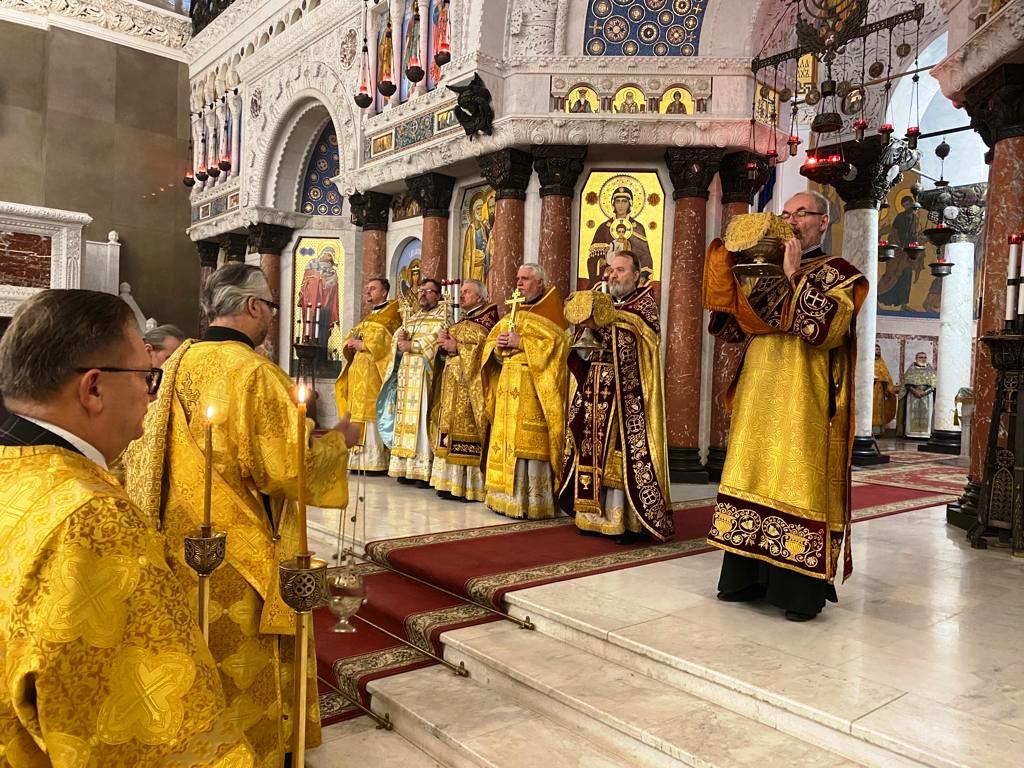 Празднование памяти Святого благоверного князя Александра Невского (в схиме Алексия) в Кронштадтском Никольском Морском ставропигиальном соборе и поздравление архимандрита Алексия (Ганьжина) с днем тезоименитства Празднование памяти Святого благоверного князя Александра Невского (в схиме Алексия) в Кронштадтском Никольском Морском ставропигиальном соборе и поздравление архимандрита Алексия (Ганьжина) с днем тезоименитства