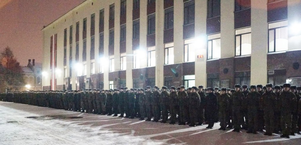 Встреча иконы прп. Сергия Радонежского в Военном инженерно-техническом институте Встреча иконы прп. Сергия Радонежского в Военном инженерно-техническом институте