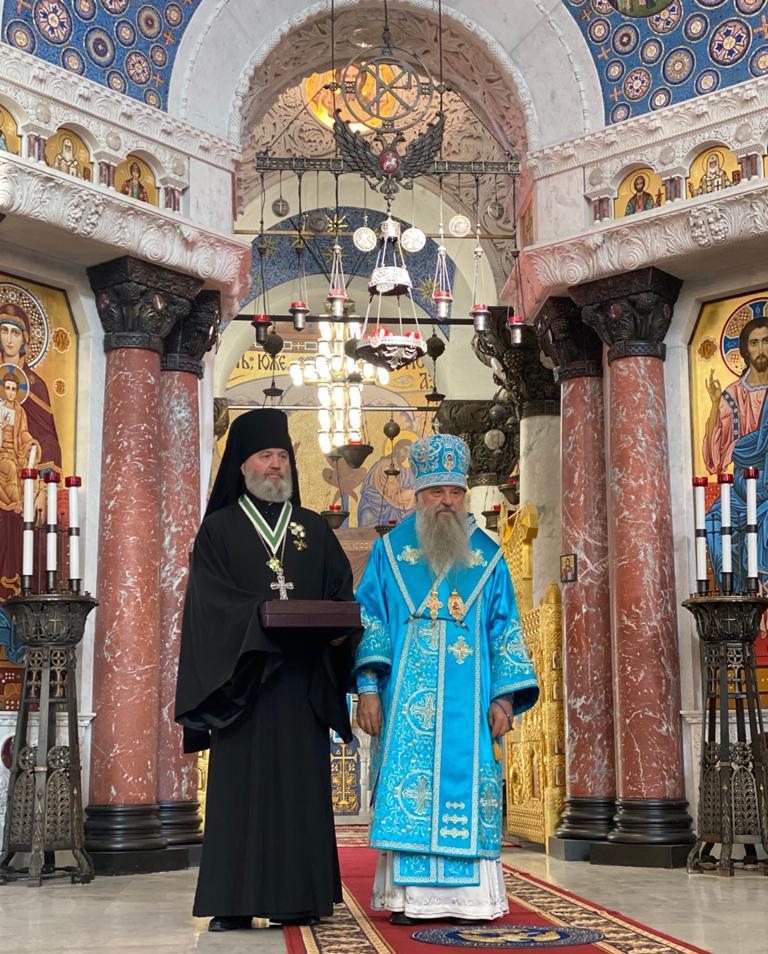 Архимандрит Алексий (Ганьжин) награжден Орденом Русской Православной Церкви преподобного СЕРАФИМА САРОВСКОГО II степени Архимандрит Алексий (Ганьжин) награжден Орденом Русской Православной Церкви преподобного СЕРАФИМА САРОВСКОГО II степени