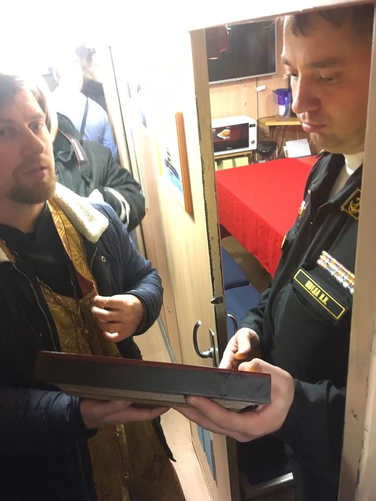 В Кронштадте состоялась торжественная церемония чина освящения подводной лодки «Новороссийск» В Кронштадте состоялась торжественная церемония чина освящения подводной лодки «Новороссийск»