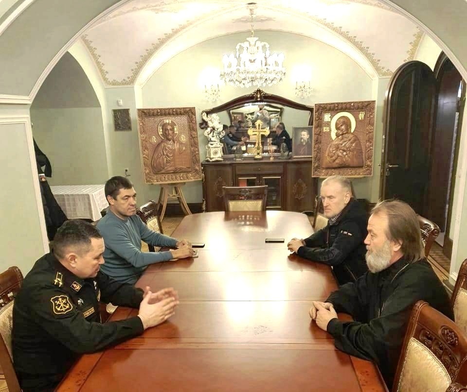 Архимандрит Алексий (Ганьжин) принял участи в совещании с заместителем Главнокомандующего Военно-Морским Флотом Российской Федерации Архимандрит Алексий (Ганьжин) принял участи в совещании с заместителем Главнокомандующего Военно-Морским Флотом Российской Федерации