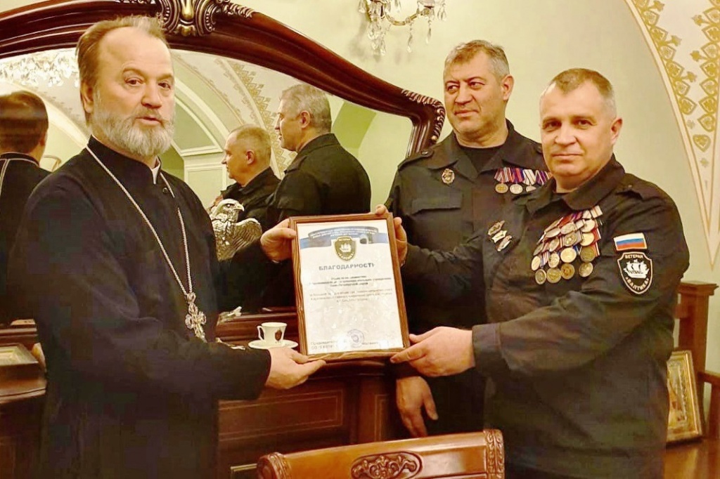 Архимандрит Алексий (Ганьжин) провел рабочую встречу с руководством ветеранской организации ОМОН Архимандрит Алексий (Ганьжин) провел рабочую встречу с руководством ветеранской организации ОМОН