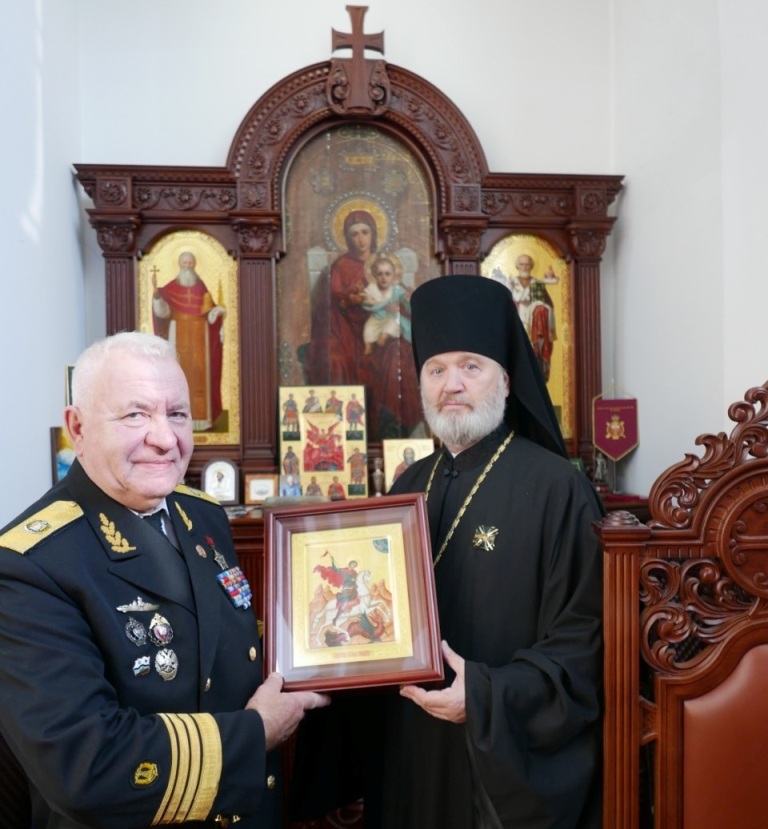 Председатель Санкт-Петербургского Морского собрания посетил Кронштадтский Никольский Морской ставропигиальный собор Председатель Санкт-Петербургского Морского собрания посетил Кронштадтский Никольский Морской ставропигиальный собор
