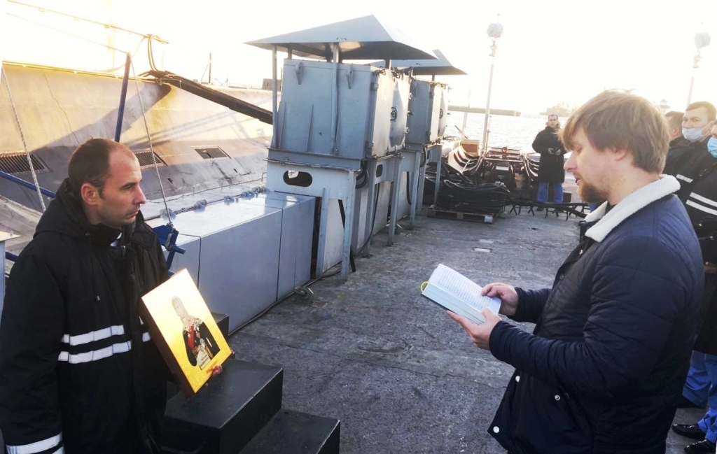 В Кронштадте состоялась торжественная церемония чина освящения подводной лодки «Новороссийск» В Кронштадте состоялась торжественная церемония чина освящения подводной лодки «Новороссийск»