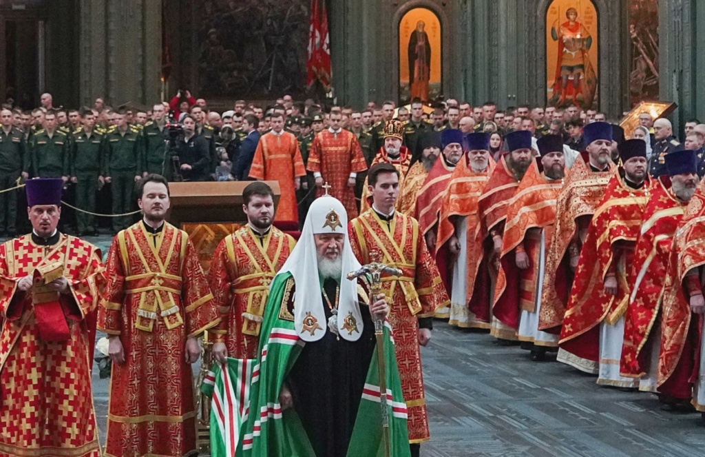 В Неделю святых жен-мироносиц Архимандрит Алексий (Ганьжин) сослужил Святейшему Патриарху Кириллу в совершении Литургии в главном храме Вооруженных сил Российской Федерации В Неделю святых жен-мироносиц Архимандрит Алексий (Ганьжин) сослужил Святейшему Патриарху Кириллу в совершении Литургии в главном храме Вооруженных сил Российской Федерации
