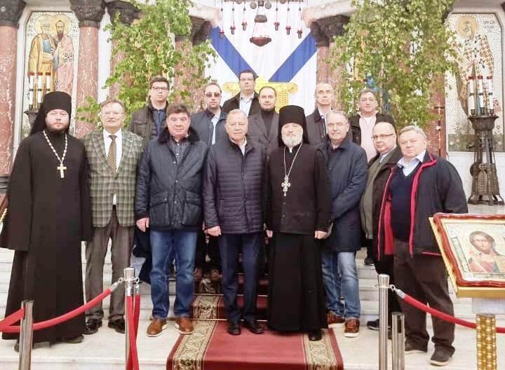 Делегация послов посетила Кронштадтский Никольский Морской ставропигиальный собор Делегация послов посетила Кронштадтский Никольский Морской ставропигиальный собор